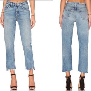 GRLFRND Helena High Rise Straight Leg Jeans Size 27